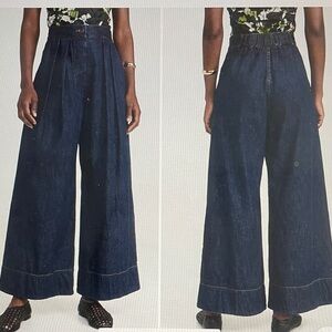 Rachel Comey Dark Blue Wide-Leg Jeans